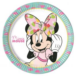 Herformuleren handelaar Sluit een verzekering af Minnie Mouse bordjes