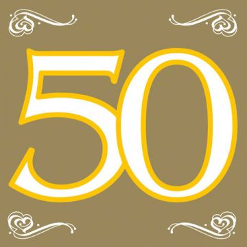 Versiering 50 jaar getrouwd feestartikelen 50 jarig huwelijk