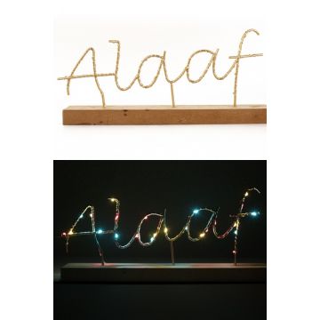 alaaf versiering licht plankje