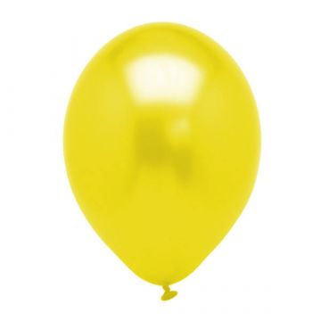 Ballon geel metallic