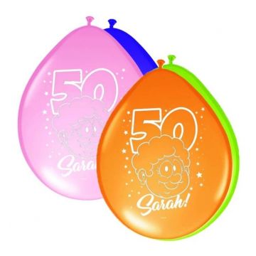 Ballonnen Sarah 50 jaar
