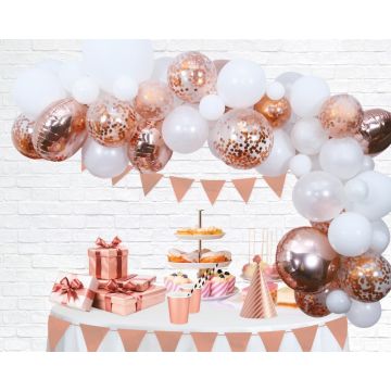 Ballonslinger set rose goud