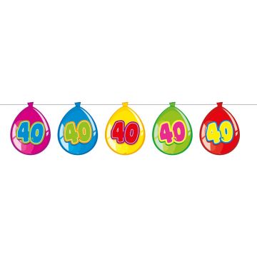 Ballon slinger verjaardag 40