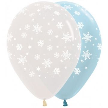 Ballon winter sneeuwvlok