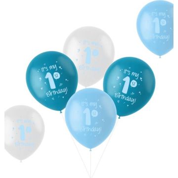 Ballonnen 1e verjaardag jongen