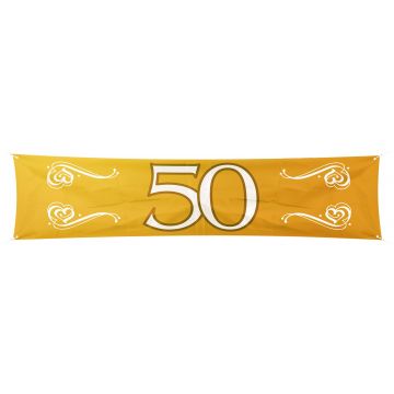 Banner 50 jaar getrouwd