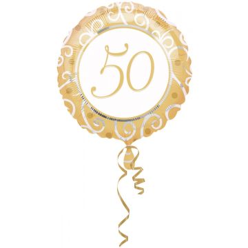 Folieballon 50 jaar goud getrouwd