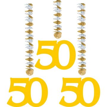 Hangdecoratie 50 jaar getrouwd