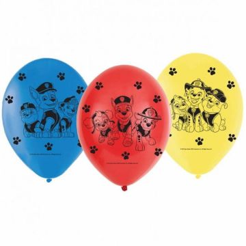 Paw Patrol ballon, 6 st