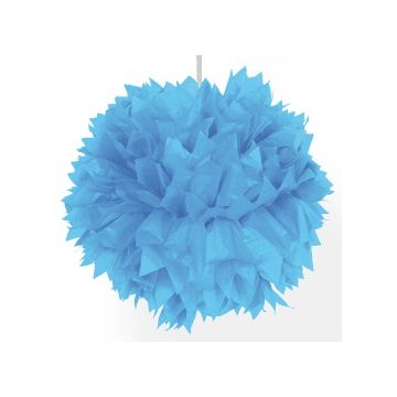 Pompoms Lichtblauw.