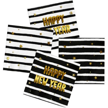 Servetten Happy New Year