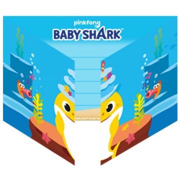 Baby Shark uitnodigingen