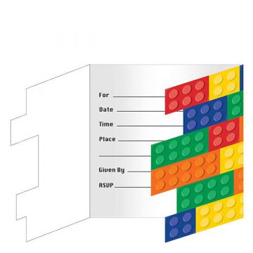 Lego Uitnodigingen