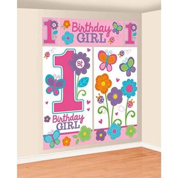 Verjaardag 1 jaar meisje poster SALE