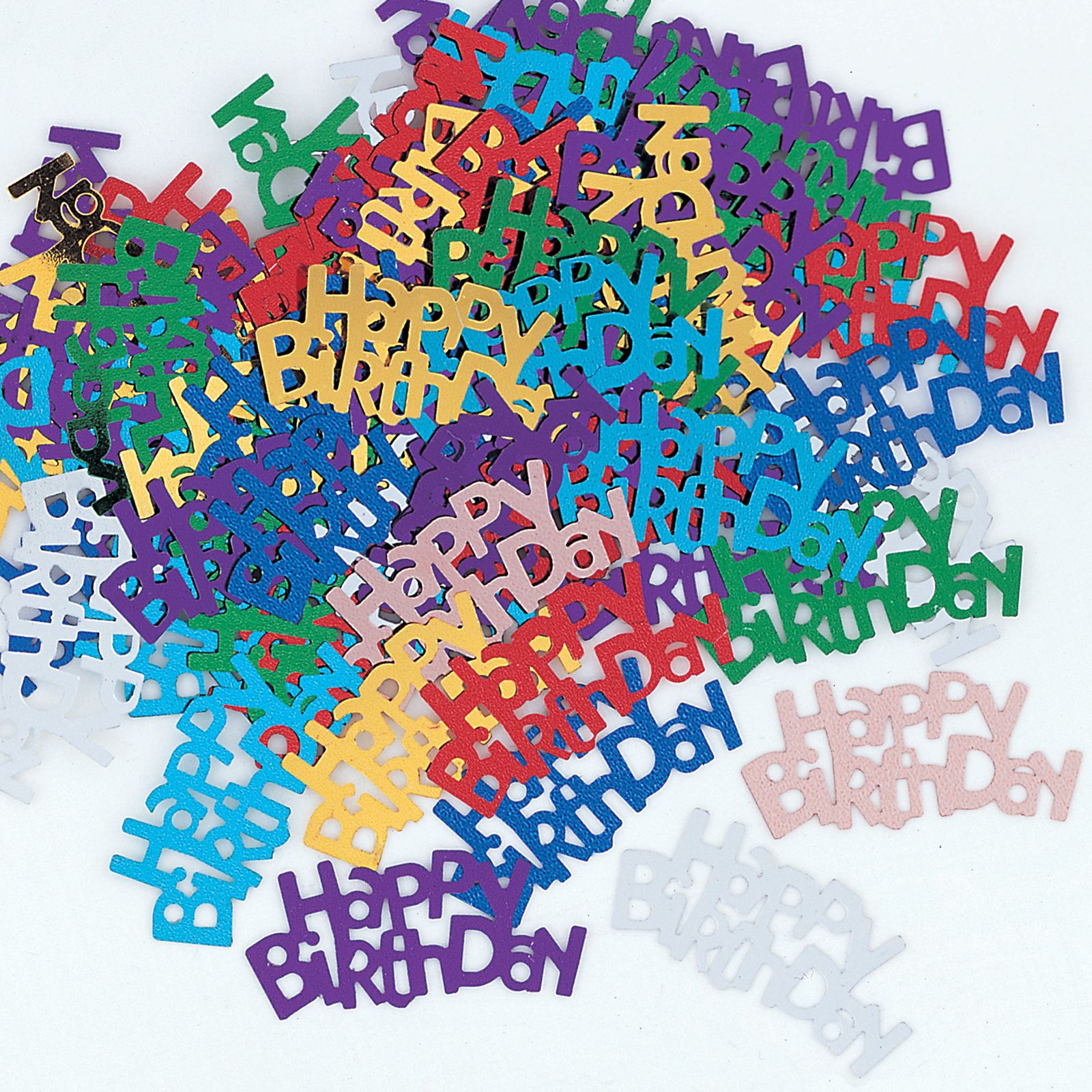 1 pak roségouden happy birthday confetti decoratie... – Grandado