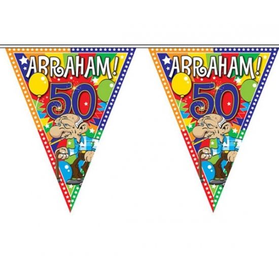 Versiering Abraham 50 jaar verjaardag koop je bij